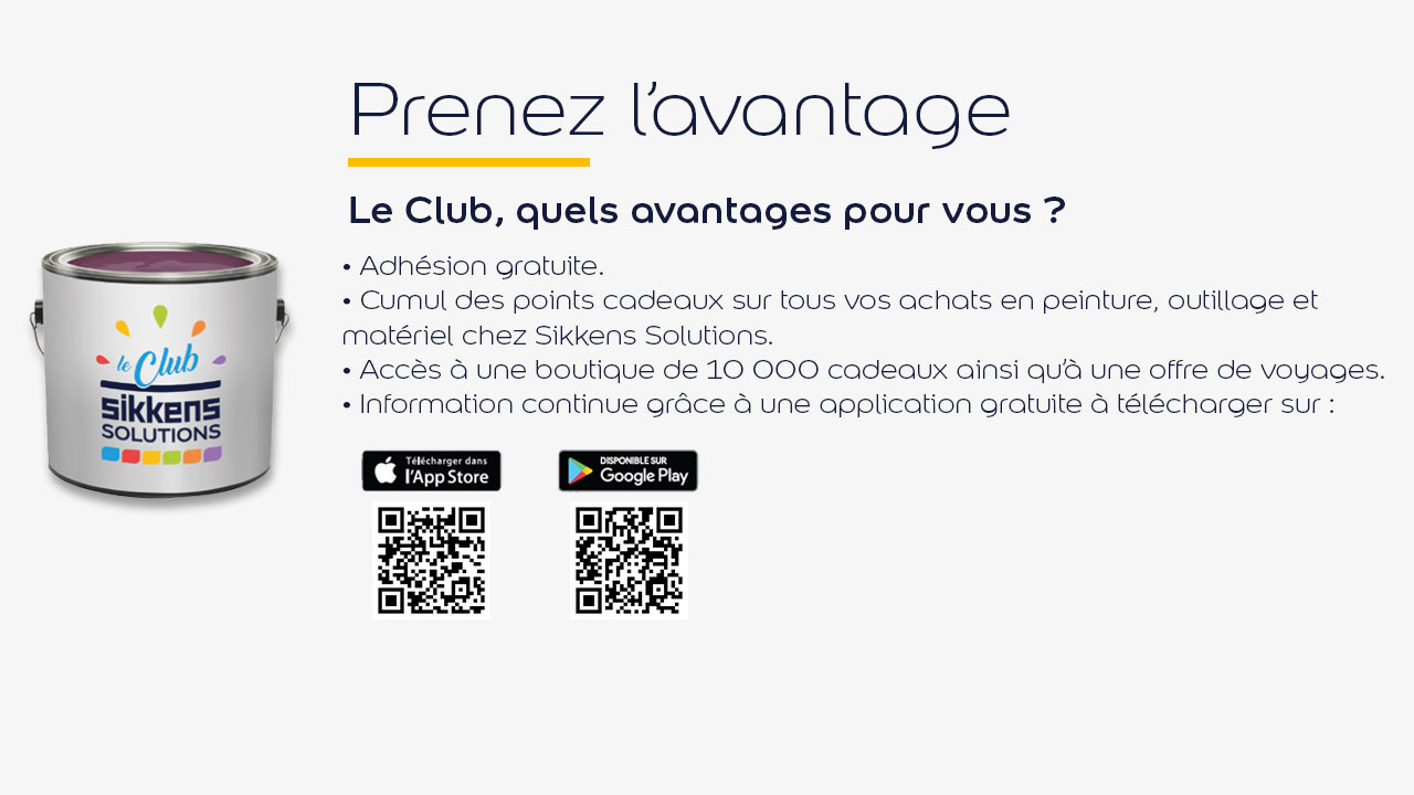 Club de fidélité de Sikkens Solutions